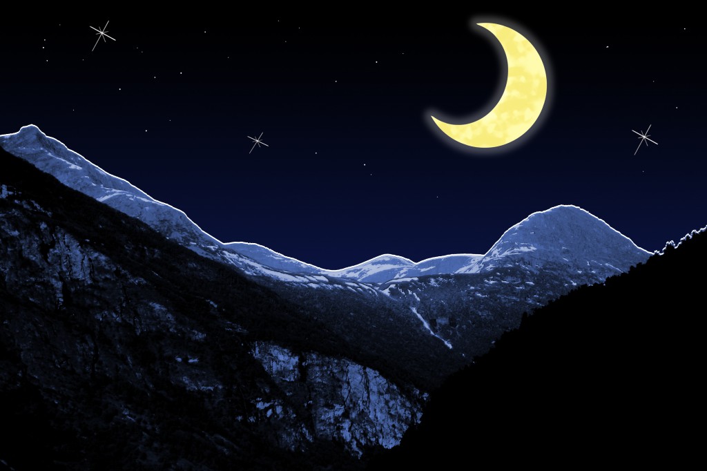 Natt i fjellheimen