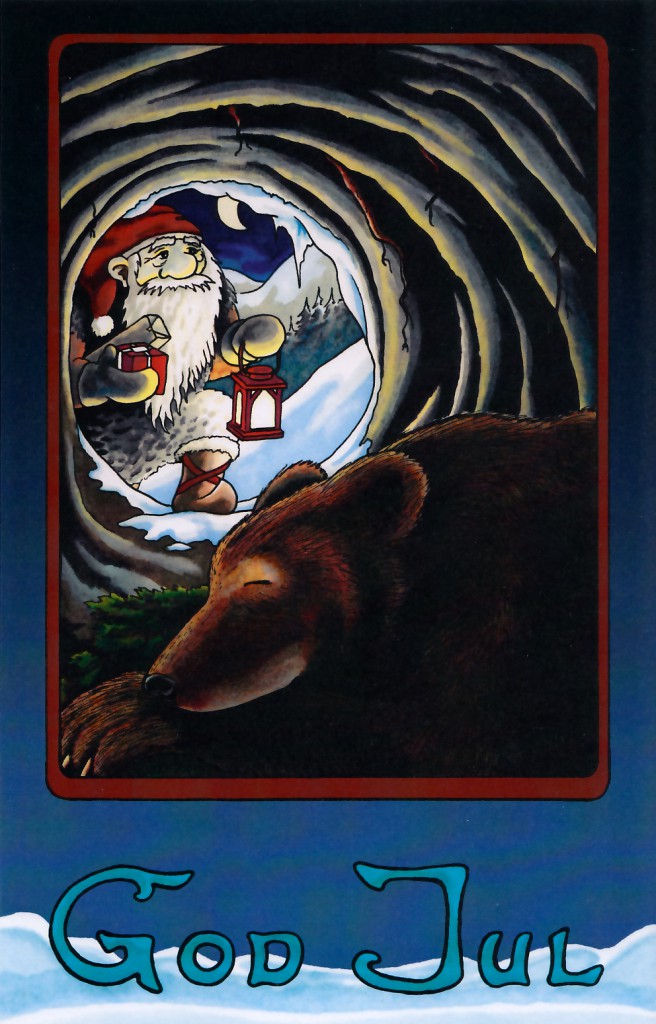 Julnatt i björnidet