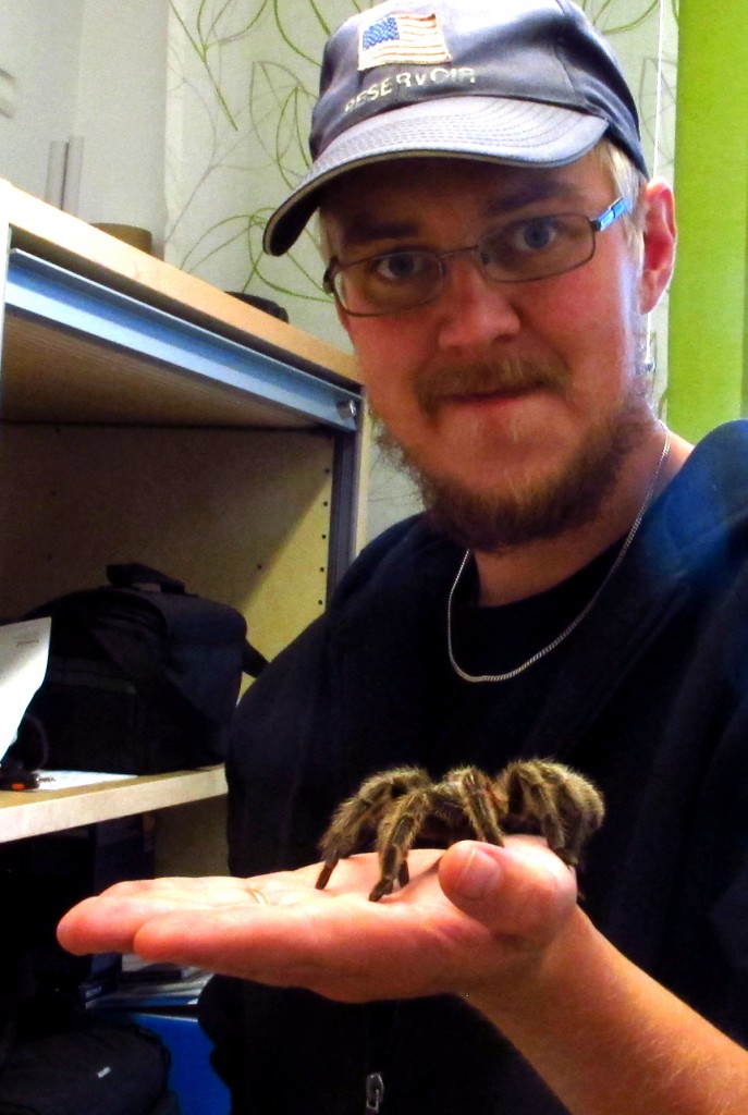 Åtta små steg för en fågelspindel - men ett jättekliv för min fobi.